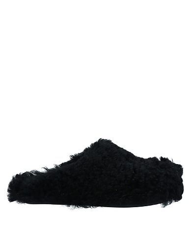 MARNI Mules and clogs Black Shearling