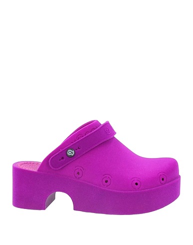 XOCOI Mules et sabots Mauve Fibres textiles