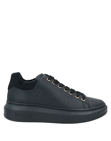 POLLINI Sneakers Black Soft Leather
