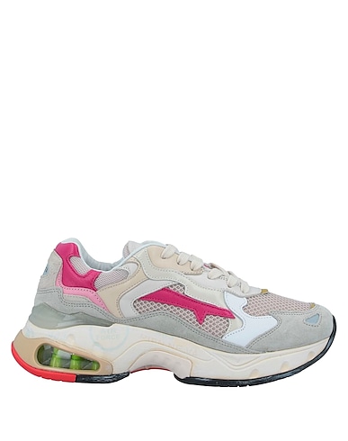 PREMIATA Sneakers Light grey Soft Leather