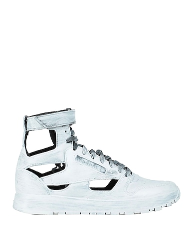 MAISON MARGIELA x REEBOK Sneakers White Leather, Textile fibers