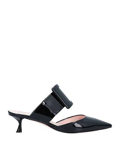 ROGER VIVIER Mules and clogs Black Leather