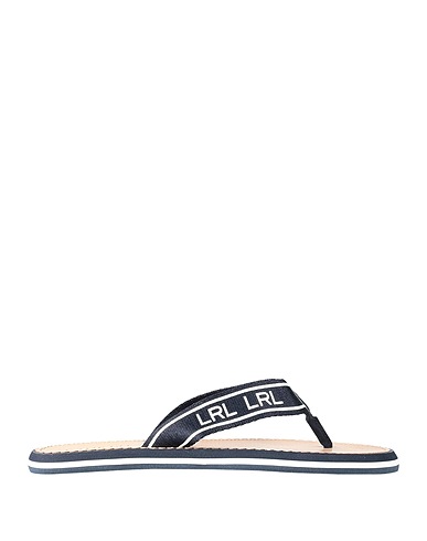 LAUREN RALPH LAUREN Dianetten ROXXY WEBBED LOGO FLIP-FLOP Nachtblau Gewebefasern