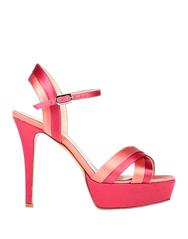 GUIDO SGARIGLIA Sandalen Fuchsia Gewebefasern