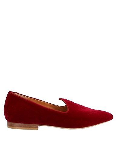 SLOANE ATTITUDE Loafers Burgundy Textile fibers