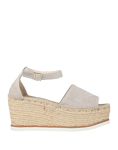 ESPADRILLES Espadrilles Light grey Leather