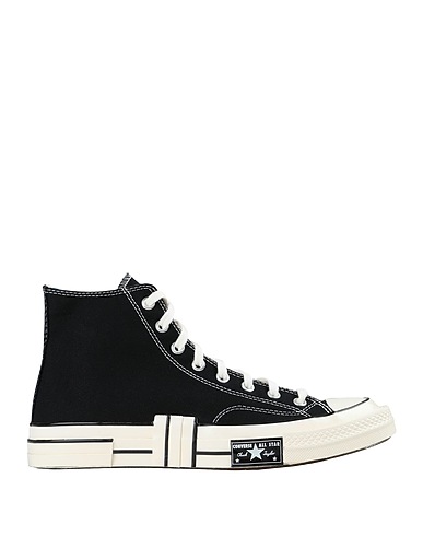 CONVERSE Sneakers CHUCK 70 CANVAS LTD HI RUBBER PATCHWORK
 Black Textile fibers