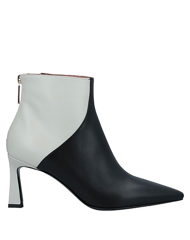 POLLINI Ankle boot Black Calfskin