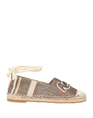 RUE MADAM Espadrilles Khaki Gewebefasern