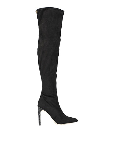 GUESS Boots Black Textile fibres