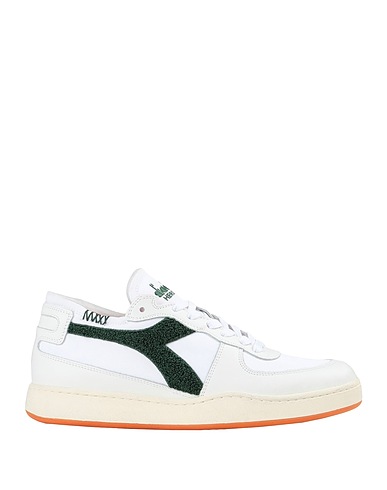 DIADORA HERITAGE Sneakers MI BASKET ROW CUT TERRY
 Bianco Pelle, Fibre tessili