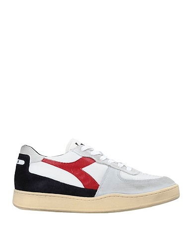 DIADORA HERITAGE Sneakers MI BASKET LOW RIPSTOP
 White Leather, Textile fibres