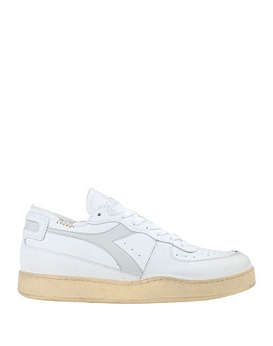DIADORA HERITAGE スニーカー MI BASKET ROW CUT
 ホワイト 革