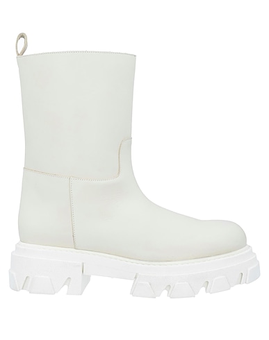P.A.R.O.S.H. Ankle boot Ivory 100% Calfskin