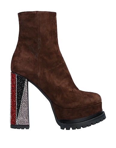 HAUS OF HONEY Ankle boot Dark brown Soft Leather