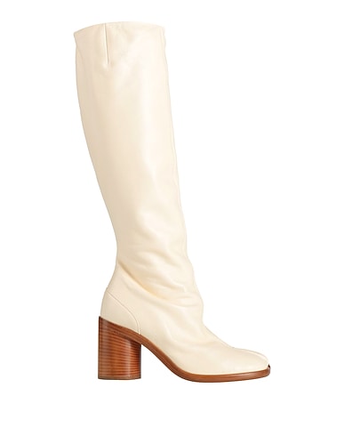 MAISON MARGIELA Boots Ivory Soft Leather
