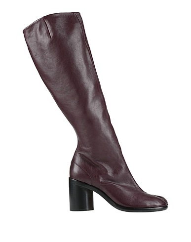 MAISON MARGIELA Boots Plum Soft Leather