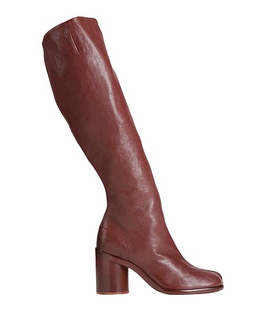 MAISON MARGIELA Boots Burgundy Soft Leather