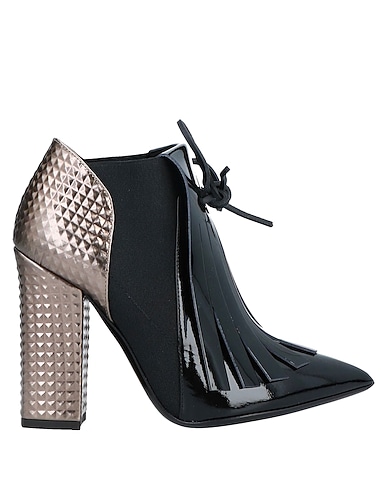 STUDIO POLLINI Ankle boot Black 100% Calfskin