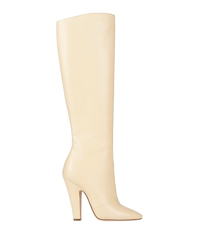 SAINT LAURENT Boots Beige Calfskin