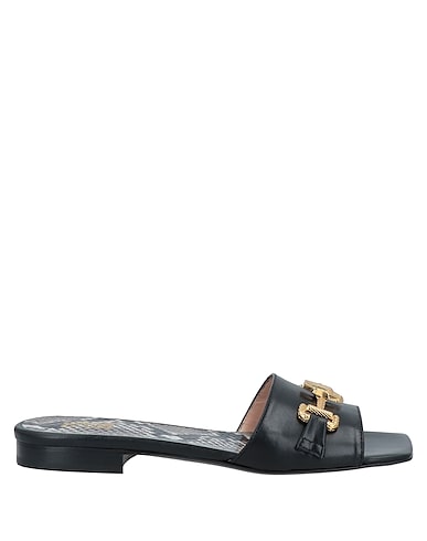 CAVALLI CLASS Sandals Black Soft Leather