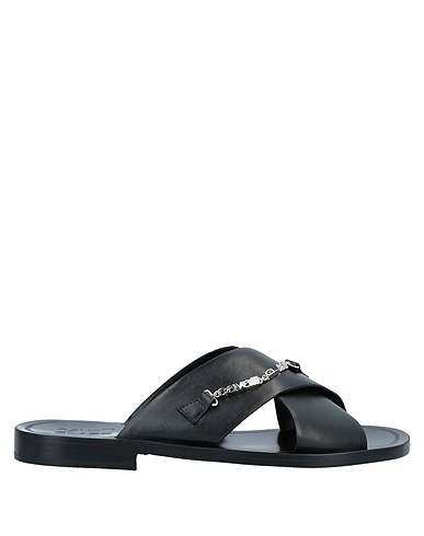 CAVALLI CLASS Sandalen Schwarz Kalbsleder