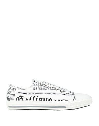 JOHN GALLIANO Sneakers White Textile fibers