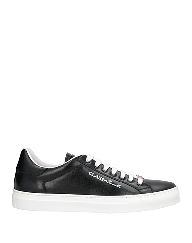 CAVALLI CLASS Sneakers Black Calfskin