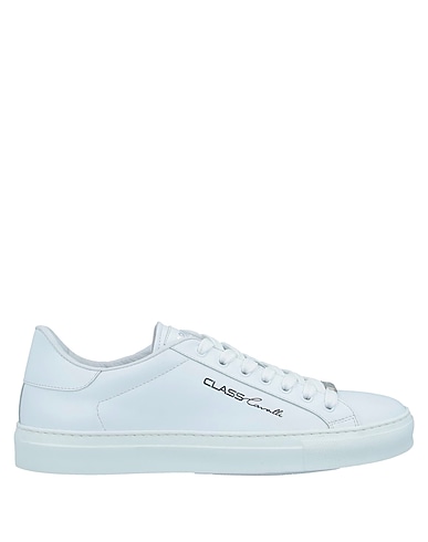 CAVALLI CLASS Sneakers White Calfskin