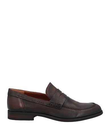 ROBERTO BOTTICELLI Loafers Dark brown Calfskin