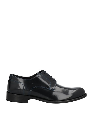 ROBERTO BOTTICELLI Laced shoes Midnight blue Soft Leather