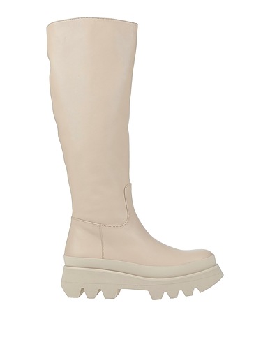 PALOMA BARCELÓ Boots Ivory Soft Leather