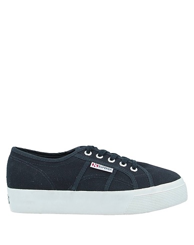 SUPERGA Sneakers Midnight blue Textile fibres