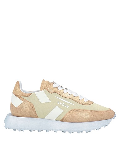 GHŌUD Venice Sneakers Gold Soft Leather, Textile fibres
