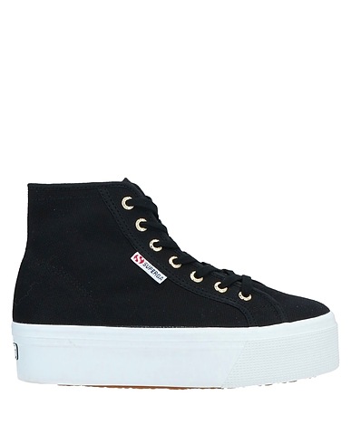 SUPERGA Sneakers Black Textile fibers