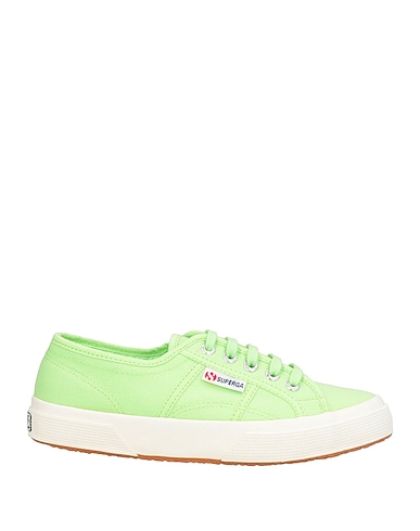 SUPERGA Sneakers Verde chiaro Fibre tessili
