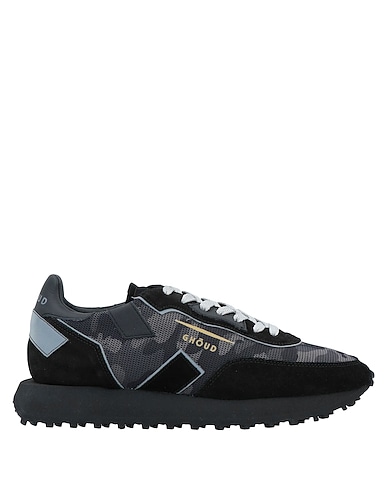 GHŌUD Venice Sneakers Black Soft Leather, Textile fibers