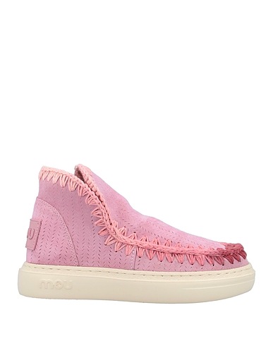 MOU Stiefelette Rosa Rindsleder