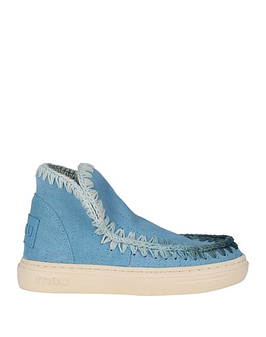 MOU Ankle boot Light blue Cow leather