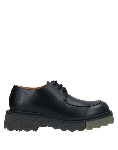 OFF-WHITE™ Laced shoes Black Soft Leather
