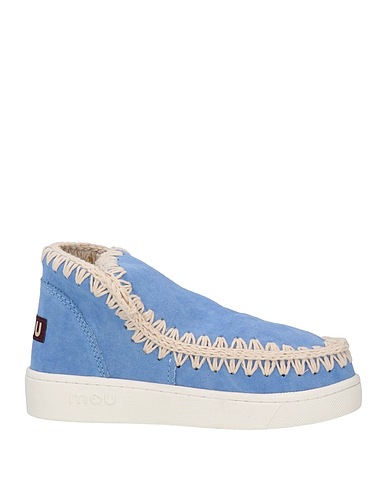 MOU Ankle boot Pastel blue Textile fibres