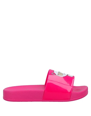 KARL LAGERFELD Sandalen Fuchsia Andere Fasern