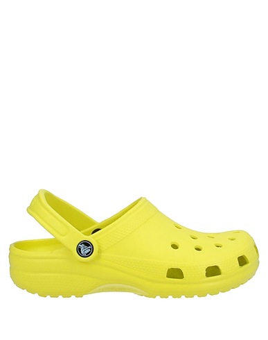 CROCS Mules and clogs Lime green Rubber