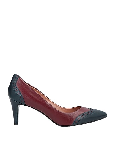 POLLINI Pump Burgundy Soft Leather