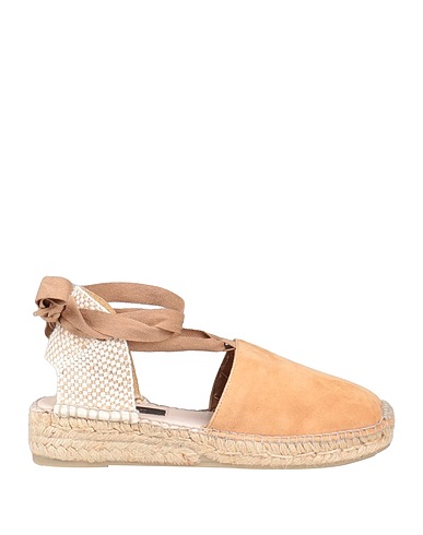GAIMO Espadrilles Sand Leather, Textile fibers, Jute