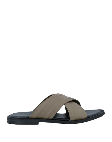 BALDININI Sandals Khaki Soft Leather