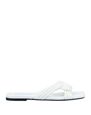 BALDININI Sandals White Textile fibers