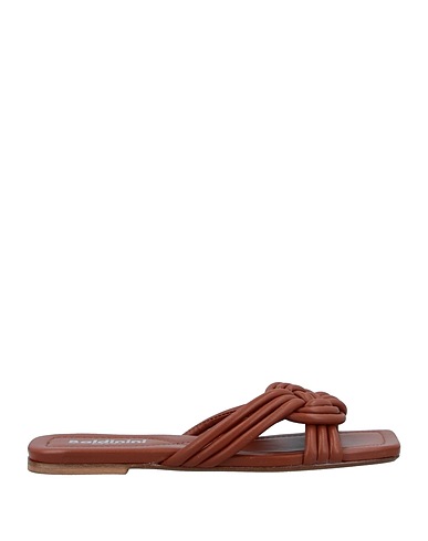 BALDININI Sandals Tan Textile fibers