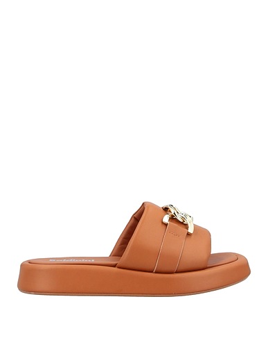 BALDININI Sandals Tan Soft Leather