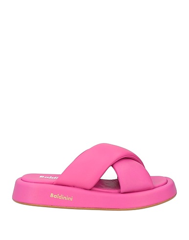 BALDININI Sandals Fuchsia Leather